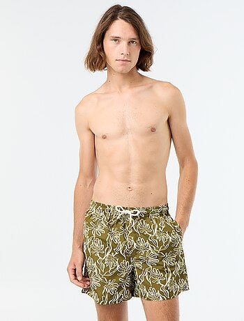 Short de bain à motif