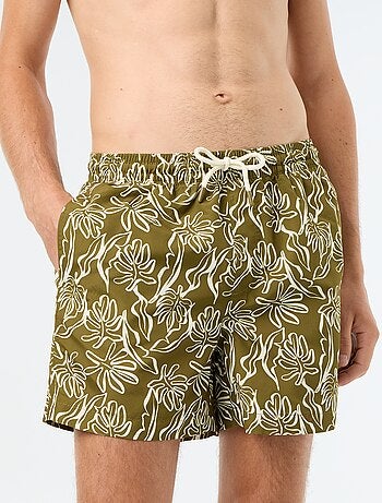 Short de bain à motif
