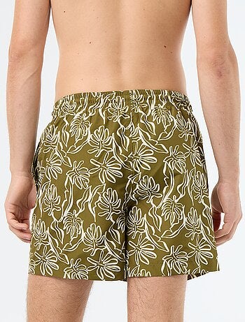 Short de bain à motif