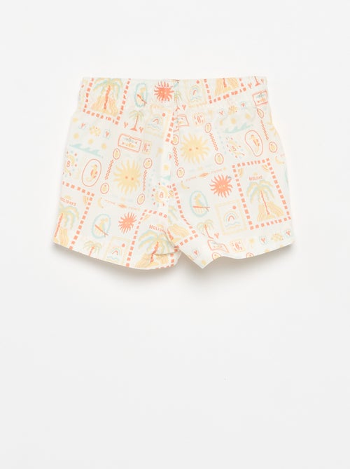 Short de bain à motifs - Kiabi Short de bain à motifs - Kiabi