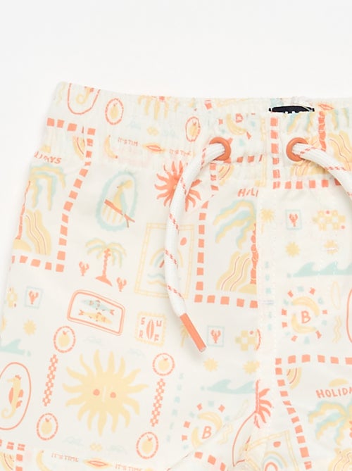 Short de bain à motifs - Kiabi Short de bain à motifs - Kiabi