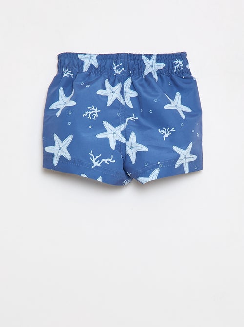 Short de bain à motifs - Kiabi