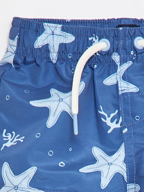 Short de bain à motifs - Kiabi