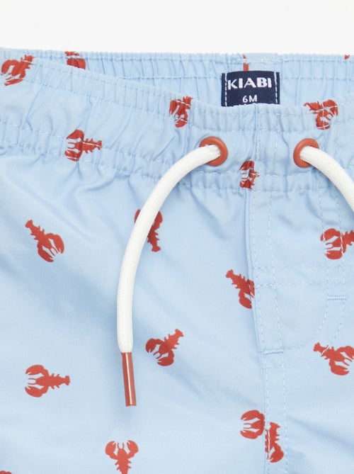 Short de bain à motifs - Kiabi