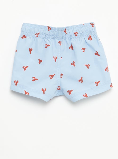 Short de bain à motifs - Kiabi