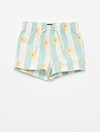 Short de bain à motifs