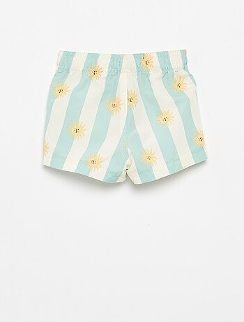 Short de bain à motifs