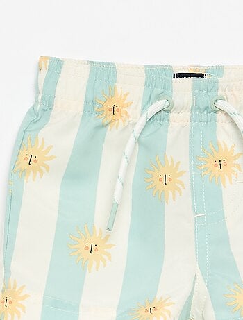 Short de bain à motifs