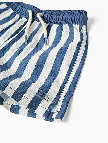 Short de bain à rayures avec cordon de serrage You&Me