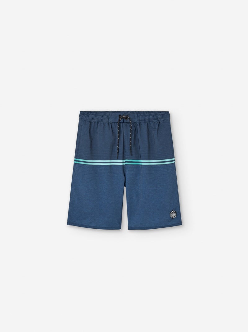 Short de Bain à Rayures Bleu - Kiabi