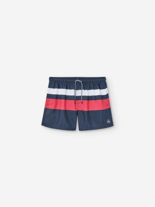 Short de Bain à Rayures