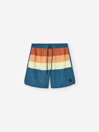 Short de Bain à Rayures