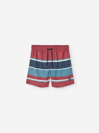 Short de Bain à Rayures