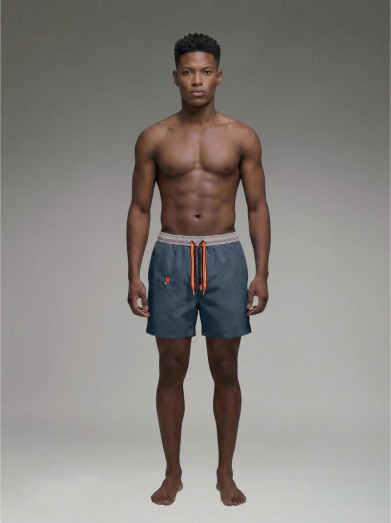 Short de bain akka  homme - sae paris Gris - Kiabi