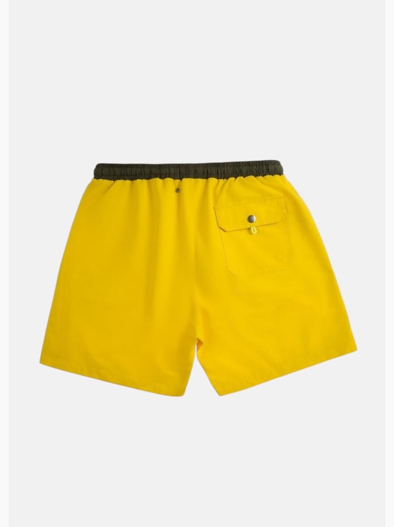 Short de bain akka  homme - sae paris Jaune - Kiabi