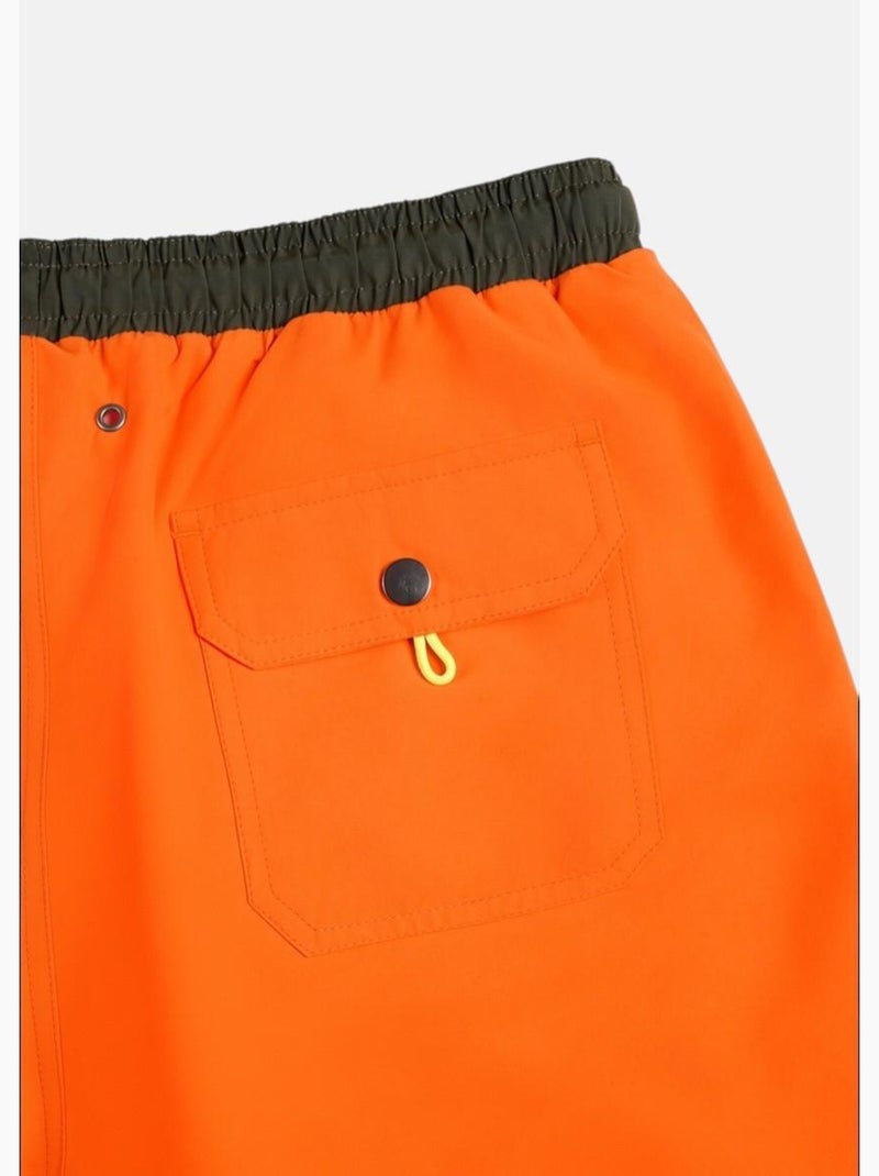 Short de bain akka  homme - sae paris Orange - Kiabi