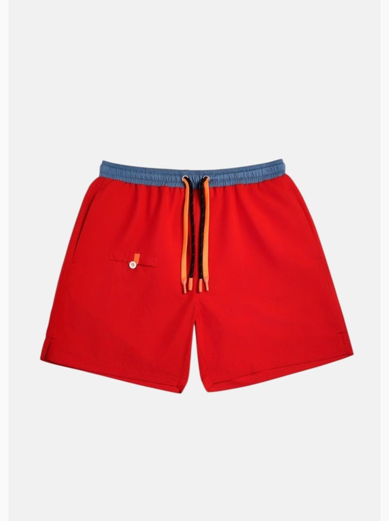 Short de bain akka  homme - sae paris Rouge - Kiabi
