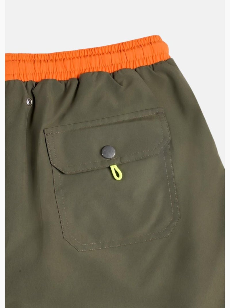 Short de bain akka  homme - sae paris Vert olive - Kiabi