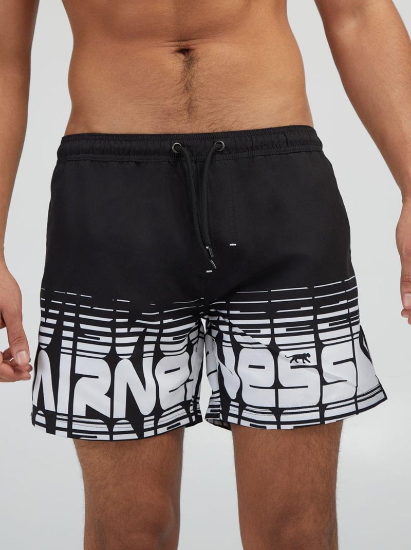 SHORT DE BAIN AMERIGO Airness Noir - Kiabi