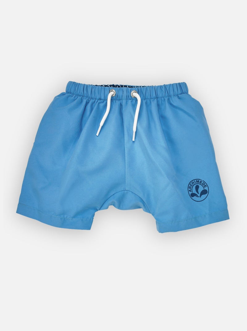 Short de bain Archimède Bleu - Kiabi