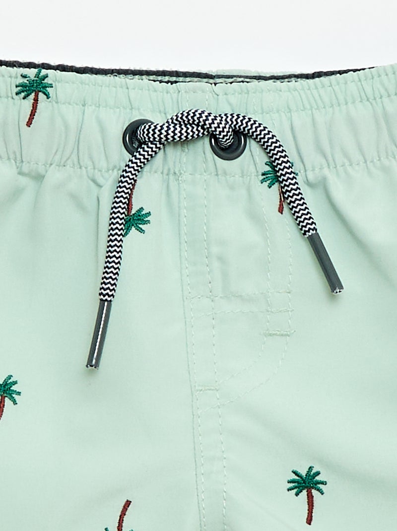 Short de bain avec broderies 'homard' Bleu - Kiabi