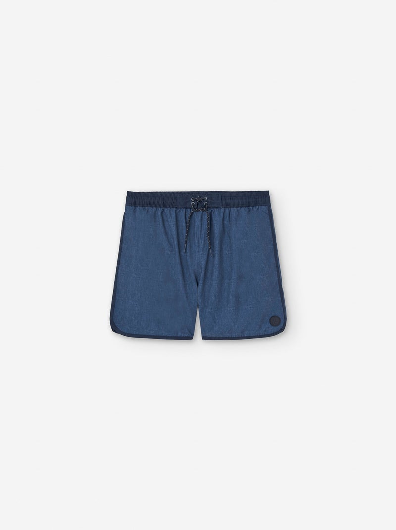 Short de Bain avec Cordon Bleu - Kiabi