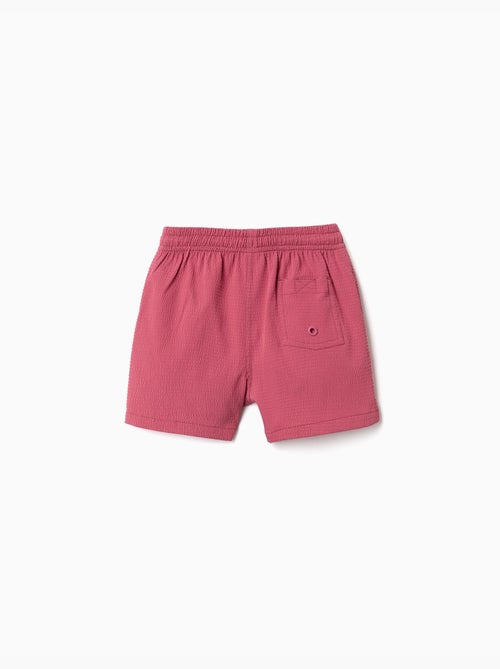 Short de bain avec cordon de serrage et poche - Kiabi