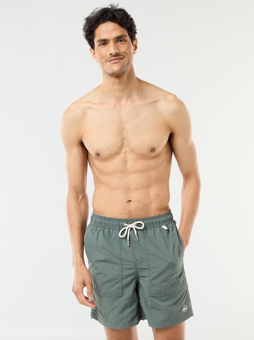 Short de bain avec grandes poches - Kiabi Short de bain avec grandes poches - Kiabi