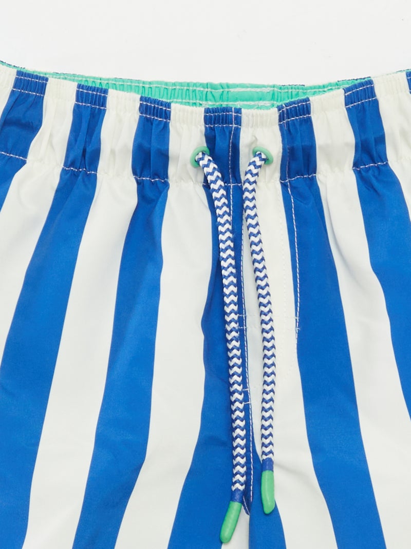 Short de bain avec imprimé BLEU - Kiabi