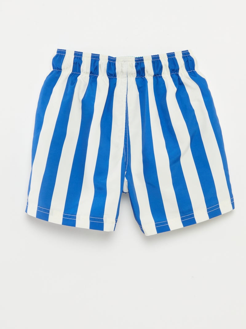 Short de bain avec imprimé BLEU - Kiabi