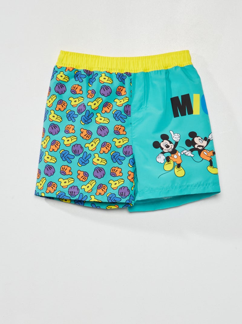 Short de bain avec imprimé vert - Kiabi
