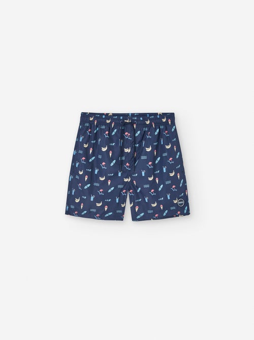 Short de Bain avec Motif - Kiabi