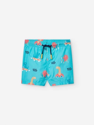 Short de Bain avec Motif