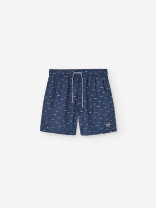 Short de Bain avec Motif