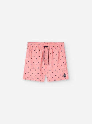 Short de Bain avec Motif