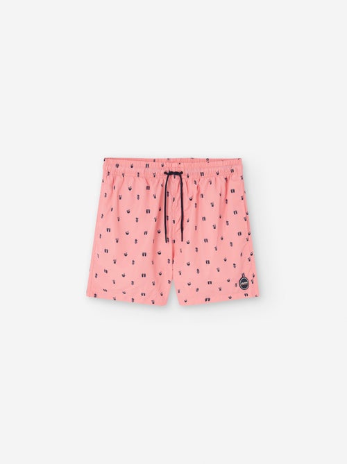 Short de Bain avec Motif - Kiabi