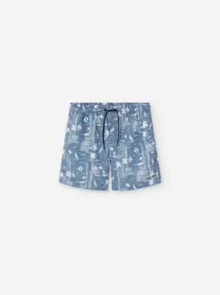 Short de Bain avec Motif