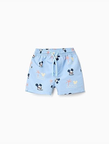 Short de bain avec motif Mickey et cordon de serrage