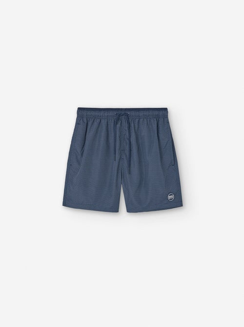 Short de Bain avec Motif ondulé - Kiabi