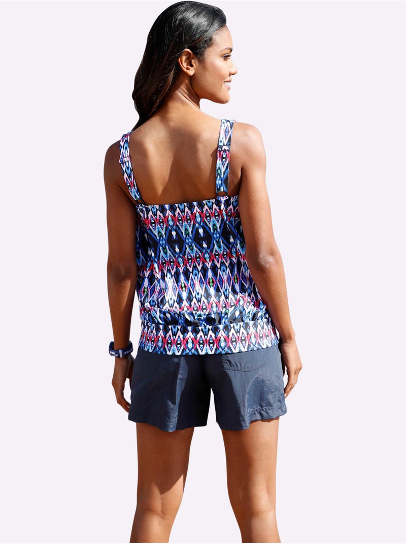 Short De Bain Avec Poches - Taille Standard - Witt Bleu marine - Kiabi