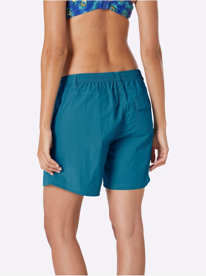 Short de bain avec poches - taille standard - witt Bleu topaze - Kiabi