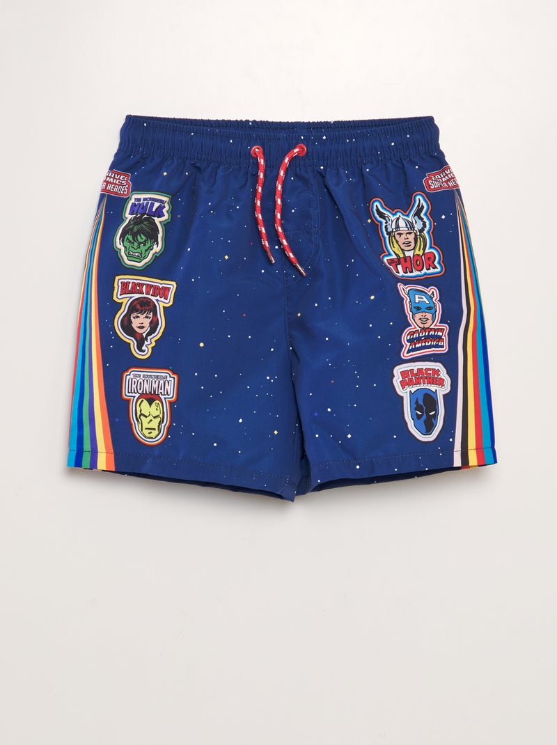 Maillot De Bain Bébé Garçon Marvel Avengers - Slip Short De Bain 18-36 Mois