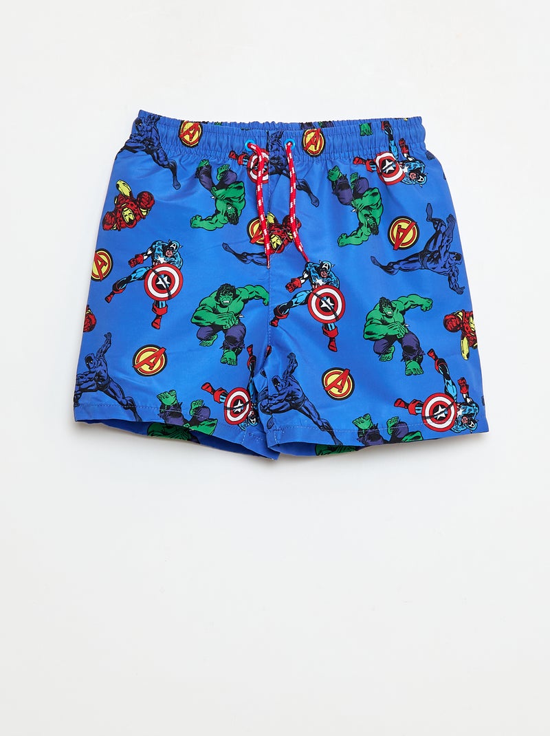 Short de bain 'Avengers' 'Marvel' BLEU - Kiabi