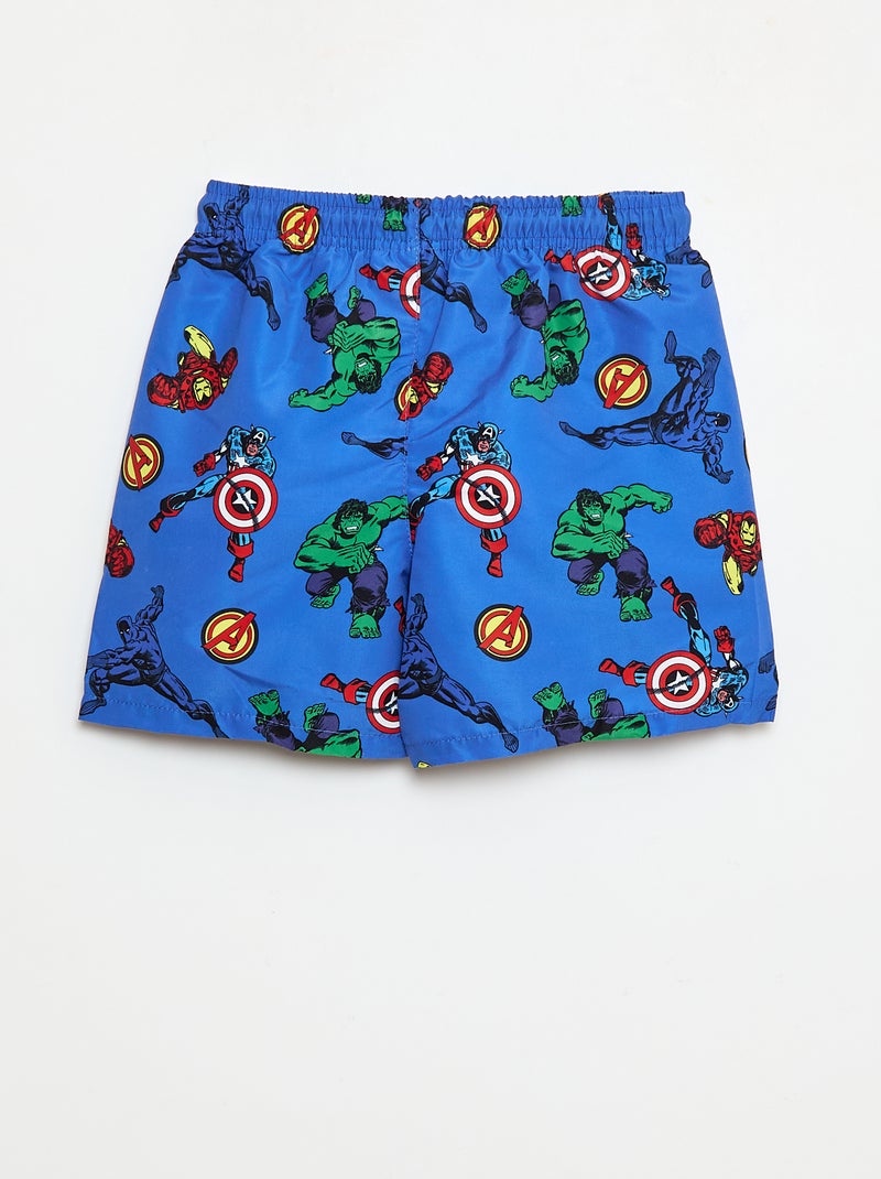 Short de bain 'Avengers' 'Marvel' BLEU - Kiabi
