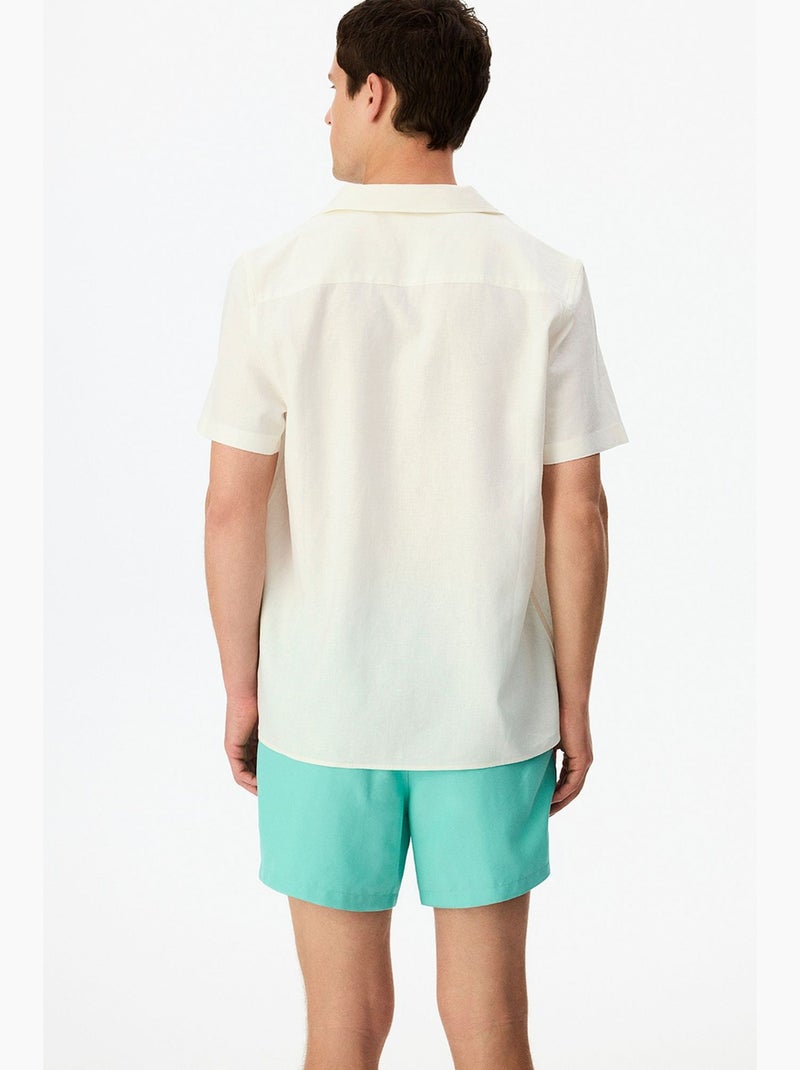 Short de bain basique homme penti Vert menthe - Kiabi