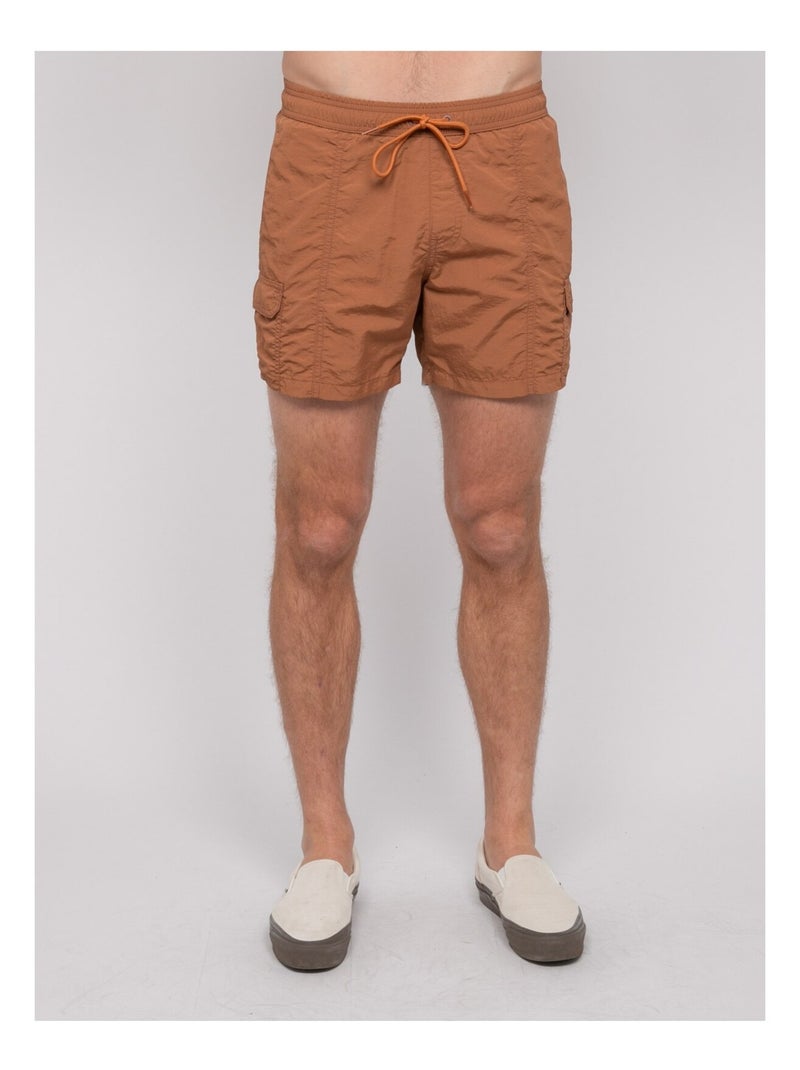Short de bain battle GADOT Marron - Kiabi