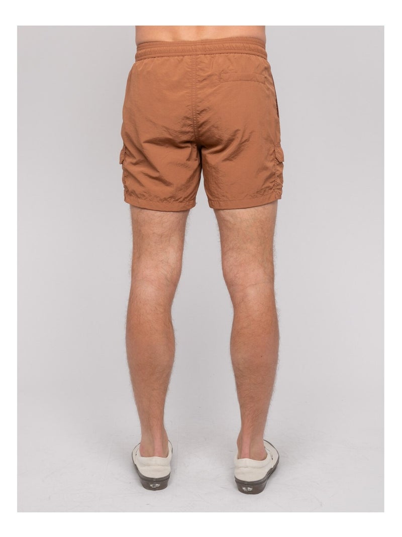 Short de bain battle GADOT Marron - Kiabi