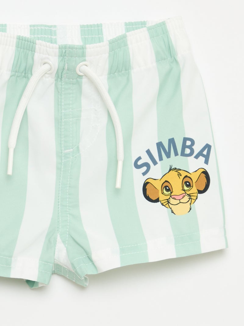 Short de bain bébé 'Le roi lion' 'Disney' Vert - Kiabi