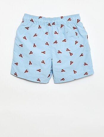 Short de bain brodé