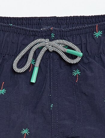 Short de bain brodé